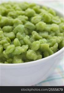 Bowl of Mushy Marrow fat Peas