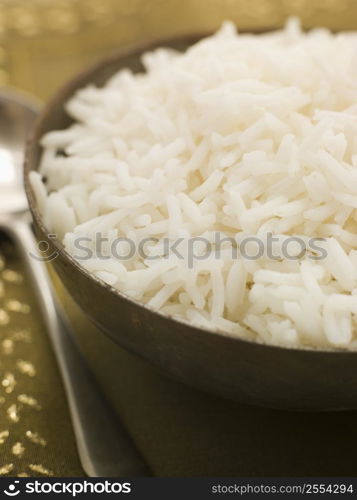 Bowl of Plain Boiled Basmati Rice
