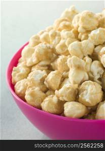 Bowl Of Toffee Popcorn