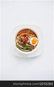 bowl with asian soup
