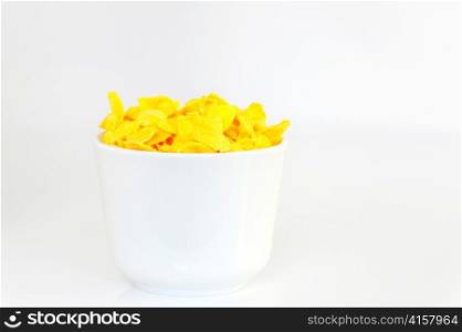 Bowl with corn flake