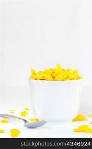 Bowl with corn flake