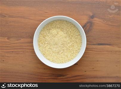 Bowl with couscous