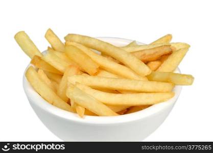 Bowl with French fries.