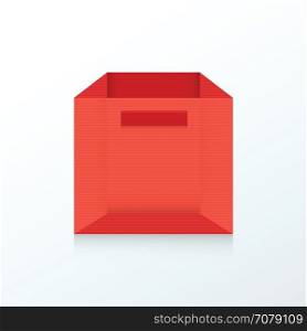 box icon paper design red color