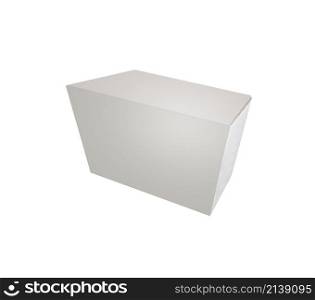 box isolated on a white background. box on white background