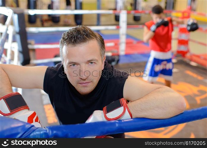 boxers in the ring