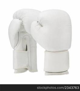 boxing gloves isolated on white background. sportswear. sports accessories of martial arts