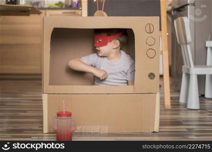 boy cartoon tv box