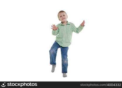 Boy dancing