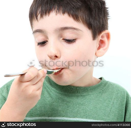 Boy Eating