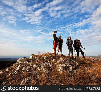 boy in hike