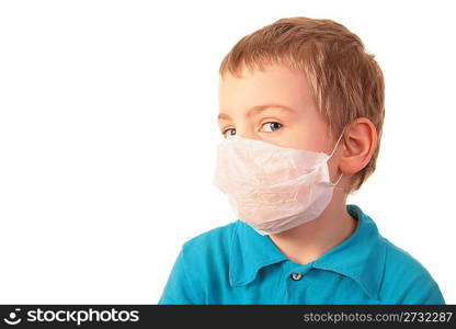 boy in respirator