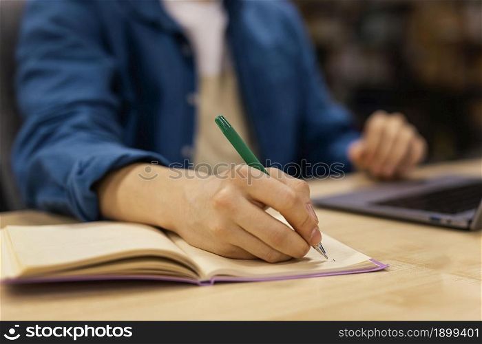 boy studying university library. Resolution and high quality beautiful photo. boy studying university library. High quality beautiful photo concept