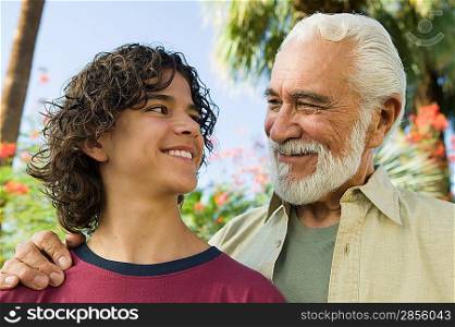 Boy with Grandfather