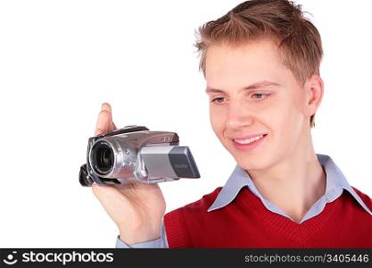 Boy with HDV camera