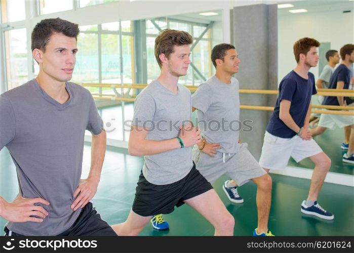 boys working out