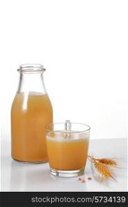 Boza drink from fermented cereal beverage