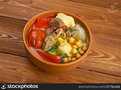 Bozbash - Iranian, Azerbaijan,Middle Eastern mutton soup