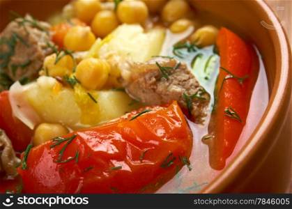 Bozbash - Iranian, Azerbaijan,Middle Eastern mutton soup