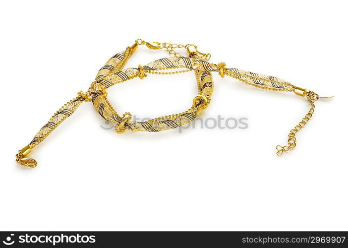 Bracelet isolated on the white background