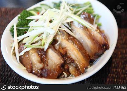 braised pork belly in Japanese style