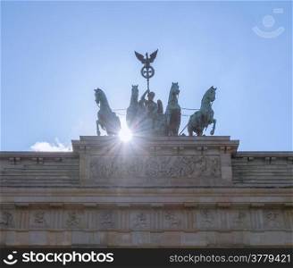 Brandenburger Tor Berlin. Brandenburger Tor Brandenburg Gate famous landmark in Berlin Germany