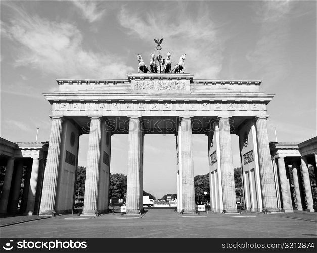 Brandenburger Tor, Berlin. Brandenburger Tor (Brandenburg Gates) in Berlin, Germany