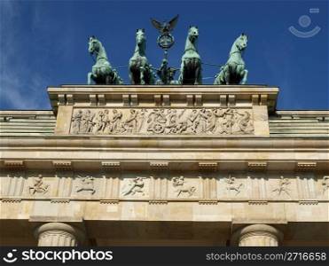 Brandenburger Tor (Brandenburg Gates) in Berlin, Germany. Brandenburger Tor, Berlin