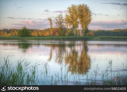 Braslav lakes are located on the border of three countries Belarus, Lithuania, Latvia