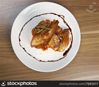 Braunes Gefluegelragout - German chicken stew