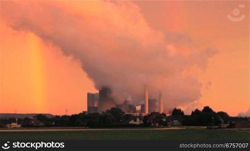 Braunkohlekraftwerke, Rheinland, Deutschland