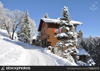 Braunwald, famous Swiss skiing resort