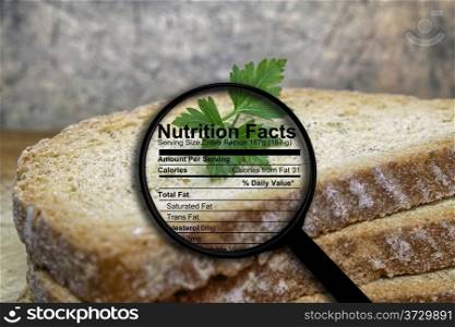 Bread and nutrition facts