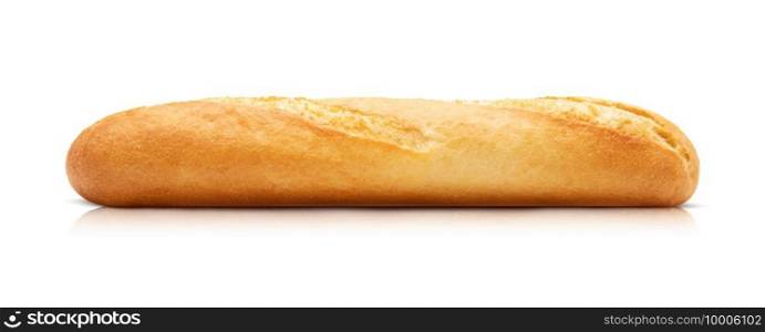 Bread french baguette isolated on white background.. Bread french baguette