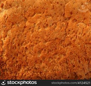 Bread golden warm crust bakery texture orange background