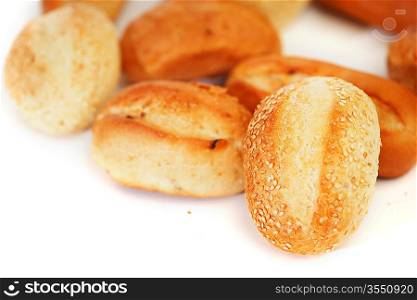 bread isolated on white