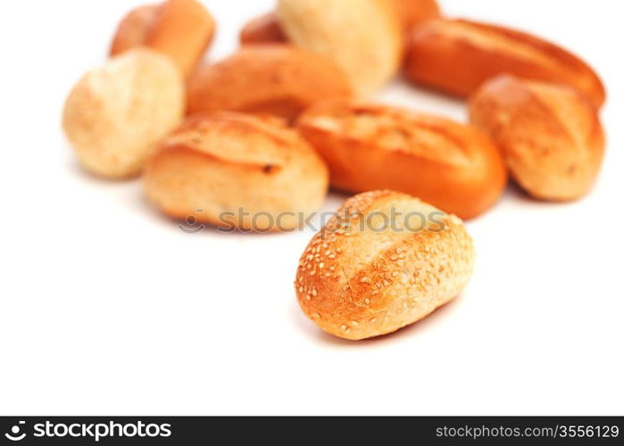 bread isolated on white