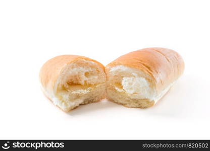 bread isolated on white background