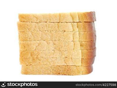 Bread isolated on white background. Bread