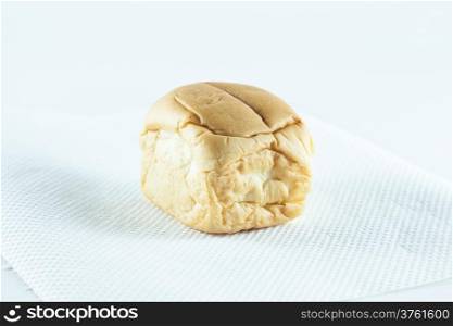 Bread on a white background.bread on isolated white background in packshot studio.