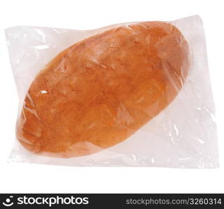 Bread packaging. Isolated