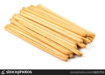 bread sticks isolated on a white background