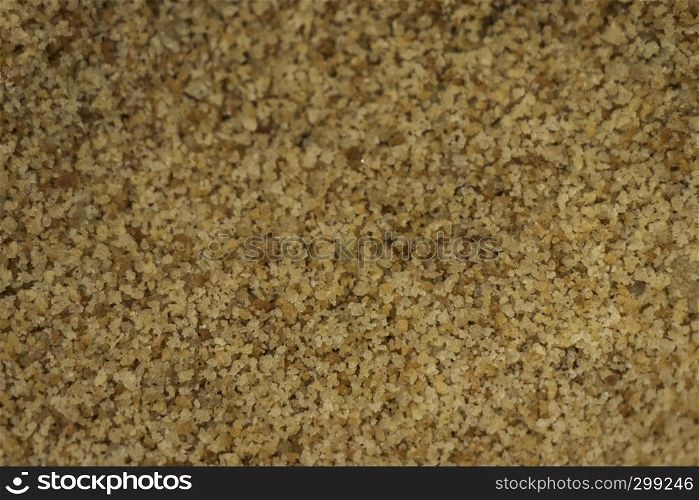 Breadcrumbs in the close up focus