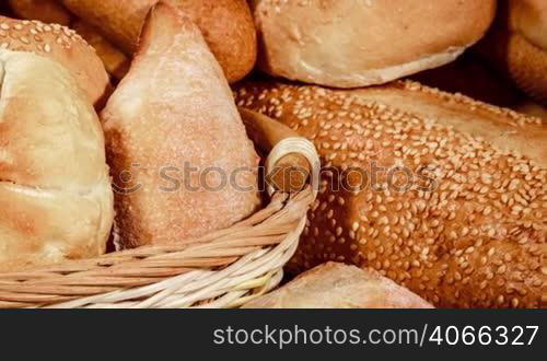 Breads and baked goods close-up