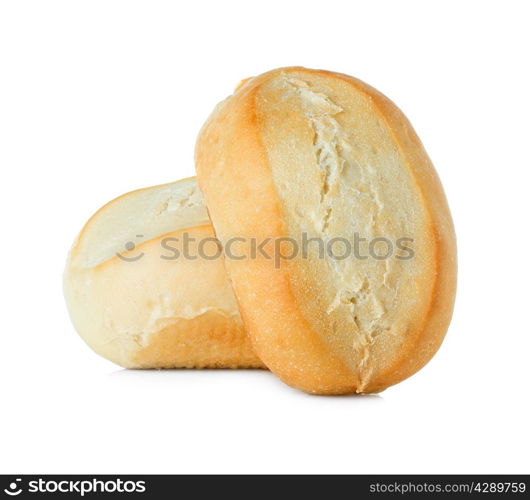 breads isolated on white background