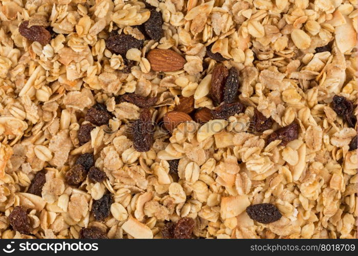 breakfast cereals background texture close up shot