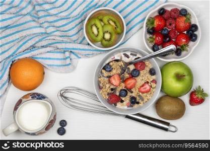 Breakfast - Fresh Fruit and Granola