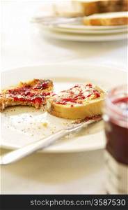 Breakfast With Toast and Jam