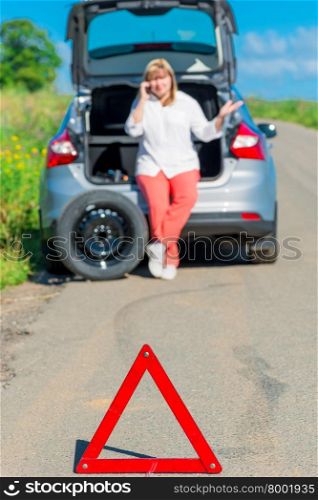 breaking of a vehicle on a trip